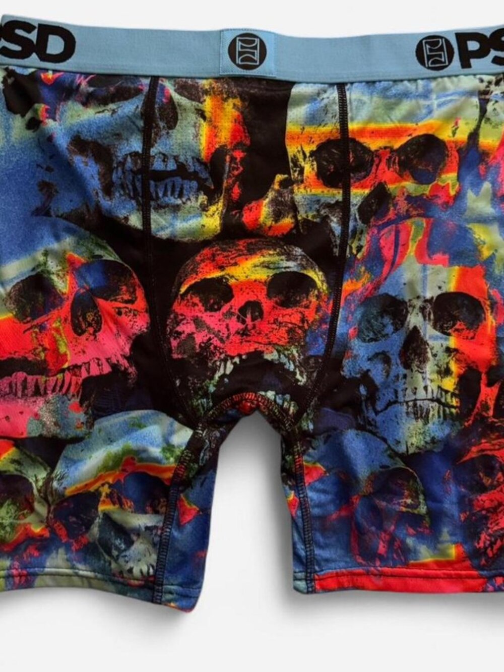 PSD Men’s Suga Skull Tie-Dye Athletic Boxer Briefs M NWT - Picture 2 of 3